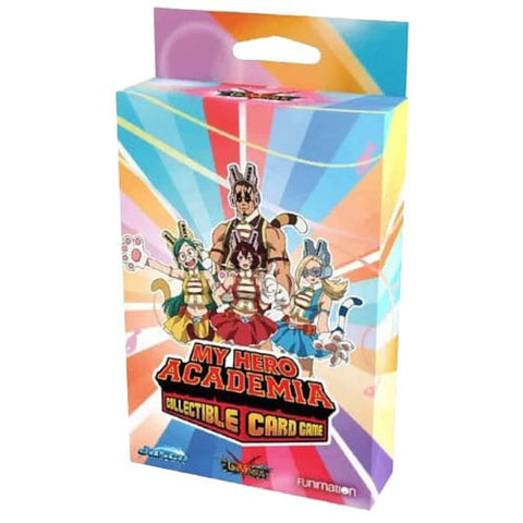 My Hero Academia Trading Cards Deck Loadable Content Packs Serie 3 Wild Wild Pussycats Display (6) *Englische Version*