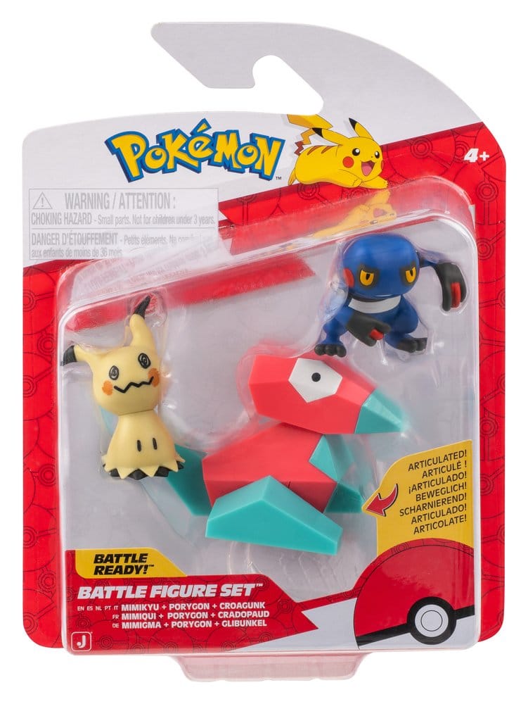 Pokémon Battle Figure Actionfiguren 3er Pack ver. 25 Sortiment (4)