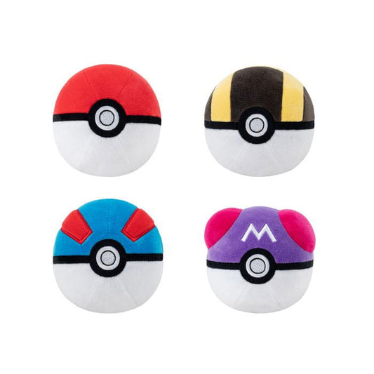 Pokémon Plüschfigur Pokeball Version 1 10 cm Sortiment (6)