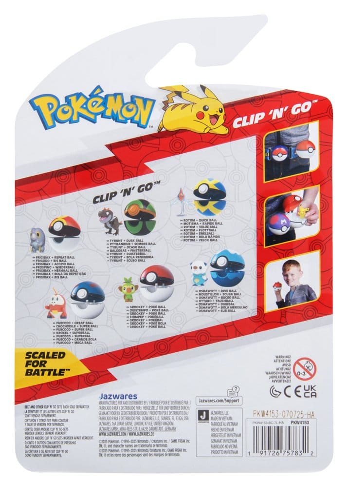 Pokémon Clip 'n' Go Actionfigur Wave 21 Frospino & Wiederball