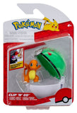 Pokémon Clip 'n' Go Actionfigur Glumanda & Freundesball