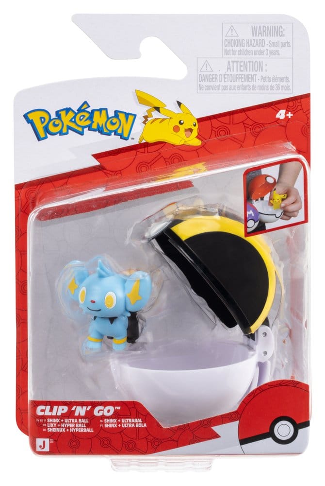 Pokémon Clip 'n' Go Actionfigur Sheinux & Ultraball