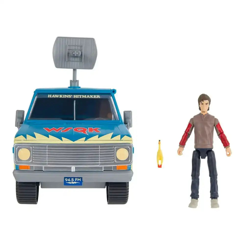 Stranger Things World Of Figure & Vehicle Fahrzeug mit Actionfigur The Squawk van Playset with Steve