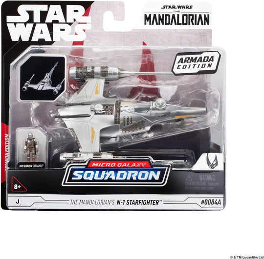 Star Wars Mittelgroßes Fahrzeug N1 with Mando 13 cm