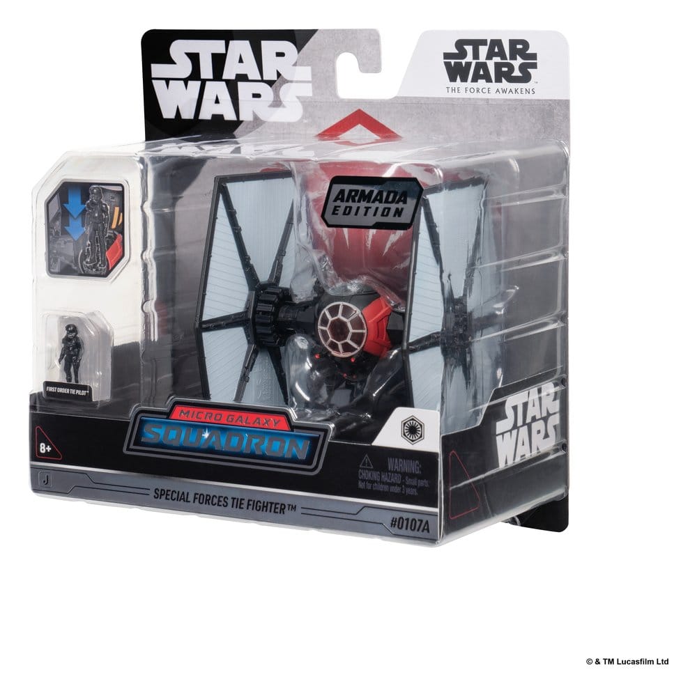 Star Wars Mittelgroßes Fahrzeug & Figuren Set Spezialkräfte TIE-Jäger & Erste Ordnung TIE-Pilot (Armada Edition)