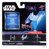 Star Wars Mittelgroßes Fahrzeug & Figuren Set Hyänen-Bomber (Rotes Hologramm) & Kampfdroide (Chase)
