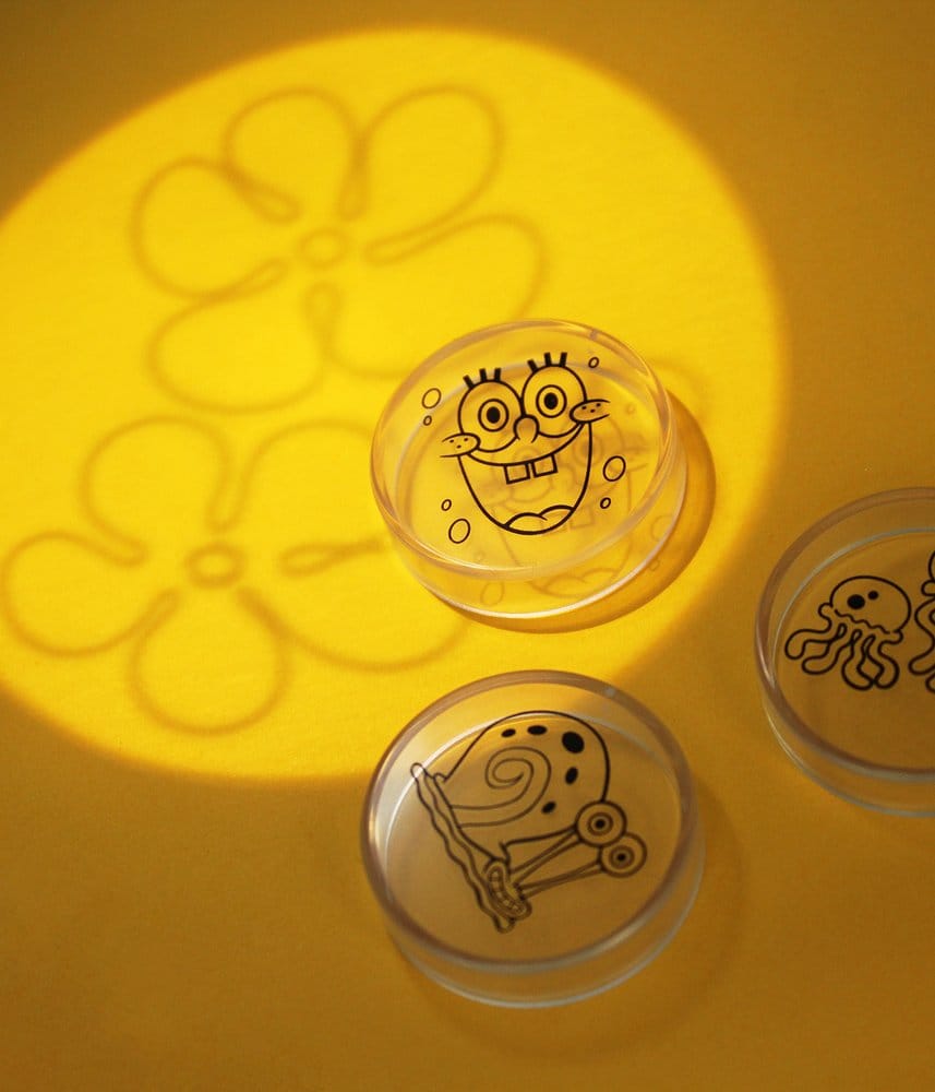 Spongebob Projektions-Taschenlampe mit 4 Motiven