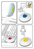 LEGO Schreibwaren-Set Topper Ver. 2