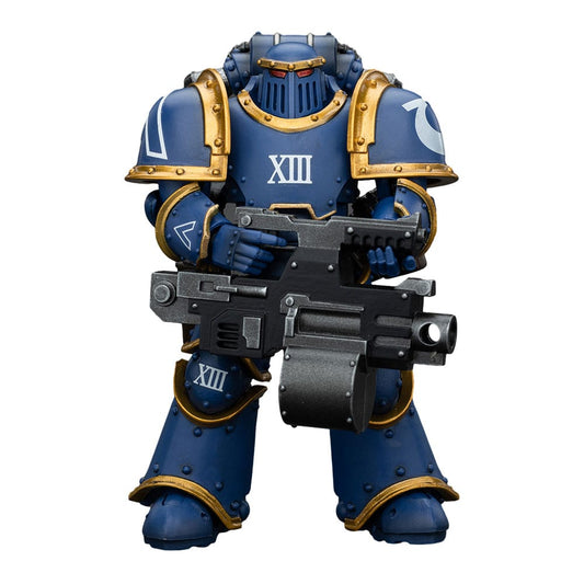 Warhammer The Horus Heresy Actionfigur 1/18 Ultramarines Legion MKIII Tactical Support Squad Legionary with Heavy Bolter 20 cm