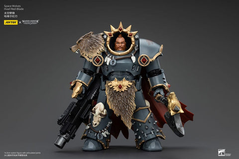 Warhammer The Horus Heresy Actionfigur 1/18 Space Wolves Hvarl Red-Blade 14 cm