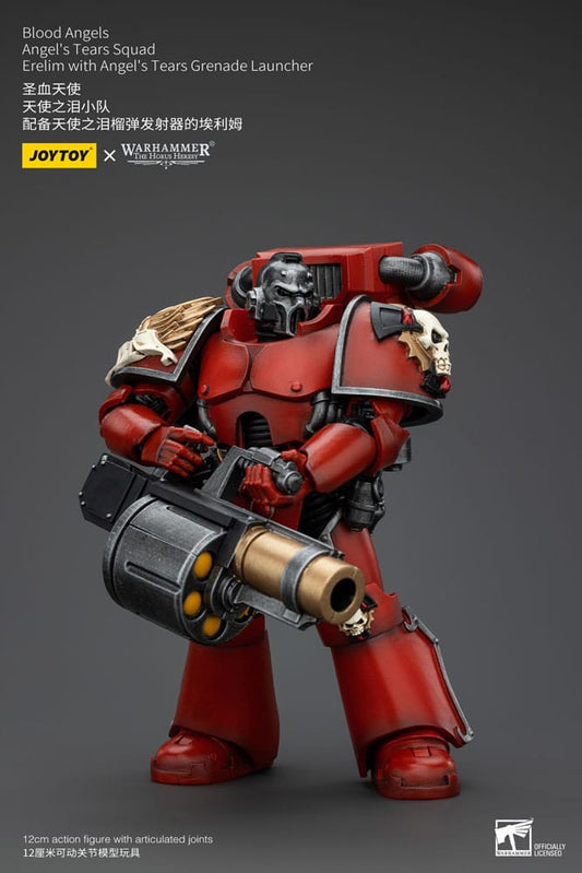 Warhammer The Horus Heresy Actionfigur 1/18 Blood Angels Angel's Tears Squad Erelim with Angel's Tears Grenade Launcher 12 cm