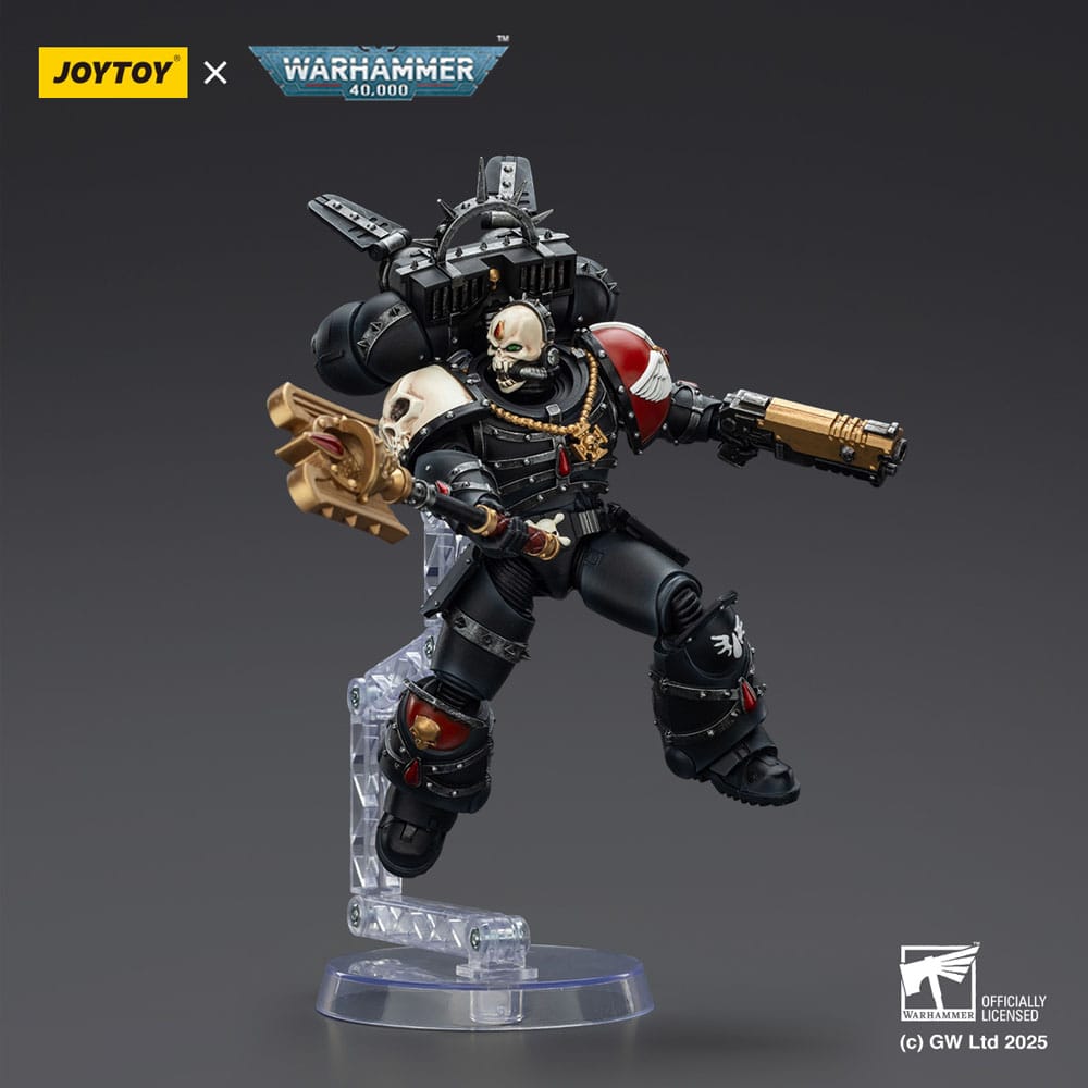Warhammer 40,000: Combat Patrol Blood Angels Actionfigur Lemartes With Jump Pack Blood Crozius and Absolver Bolt Pistol 12 cm