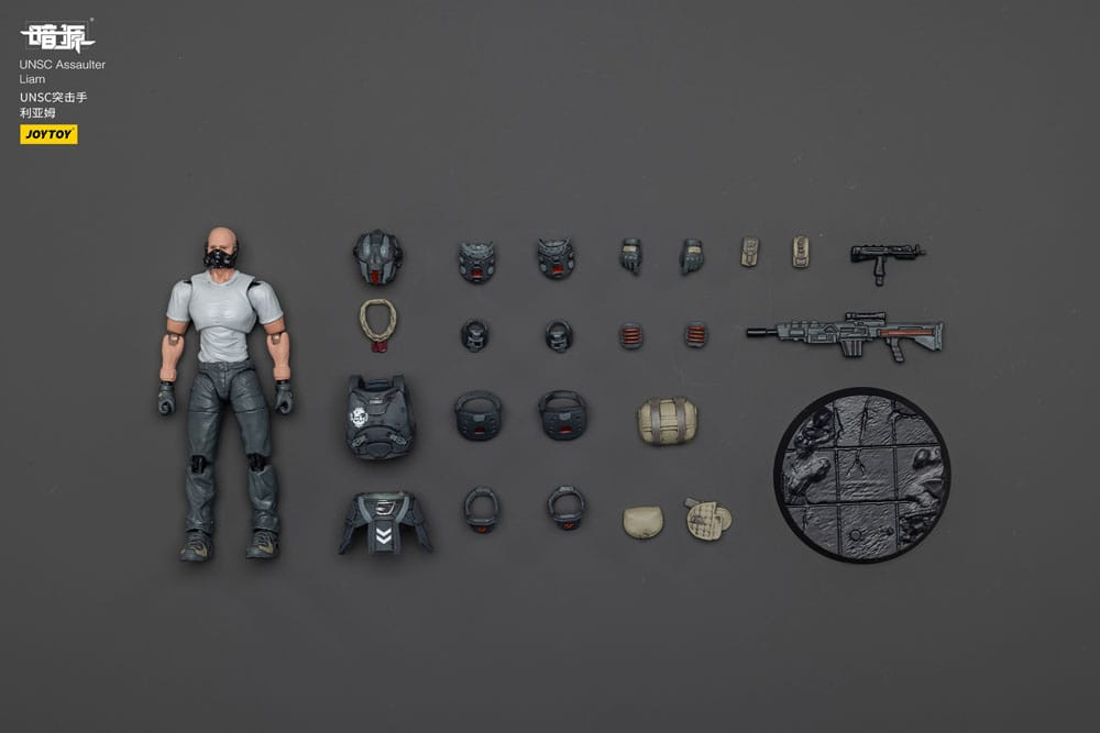 UNSC Dark Source Actionfigur Assaulter Liam 7 cm