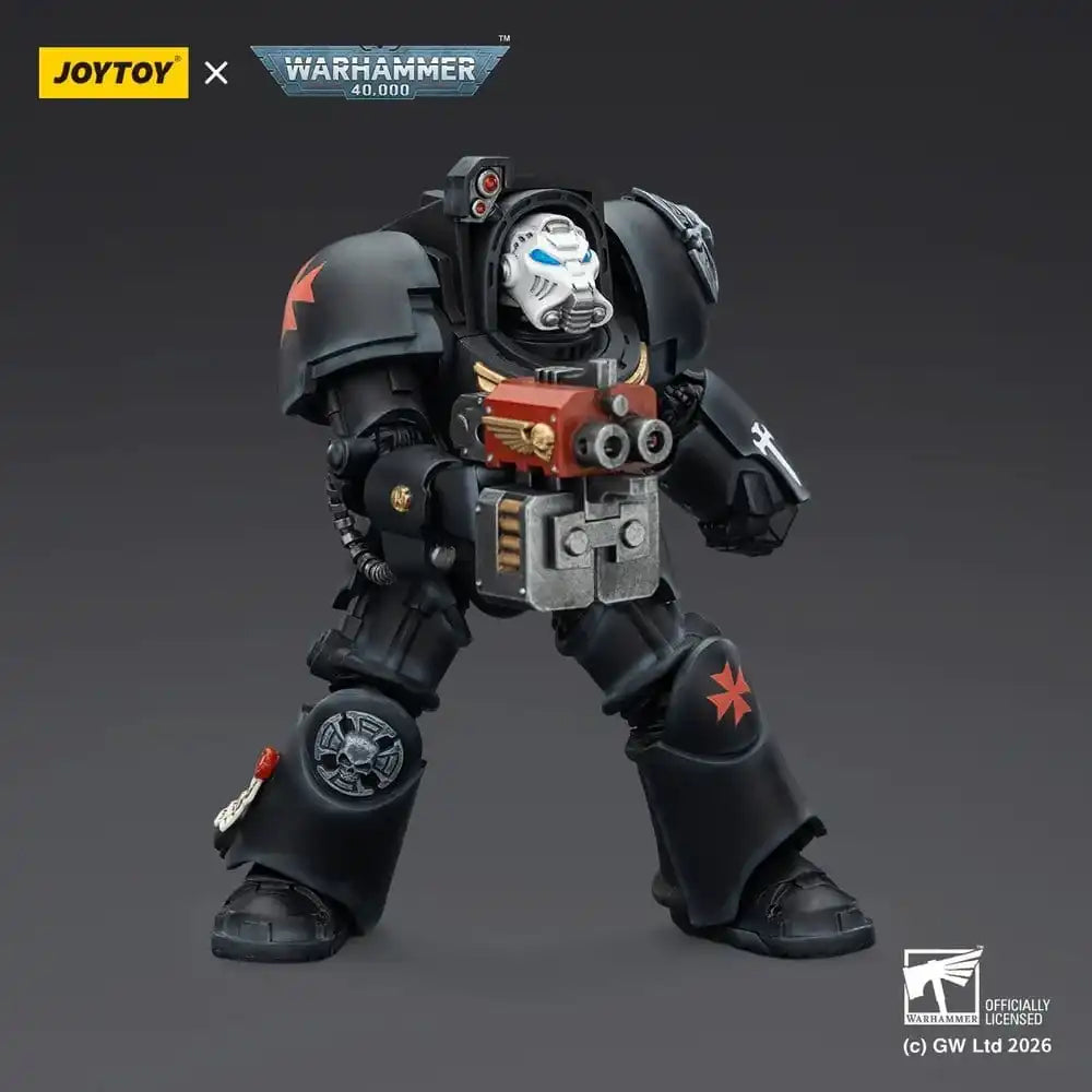 Warhammer 40,000 Actionfigur Black Templars Terminator 2 with Power Fist and Storm Bolter 14 cm