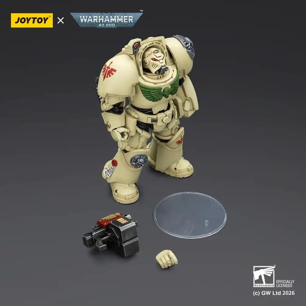 Warhammer 40,000 Actionfigur Dark Angels Deathwing Terminator 2 with Power Fist and Storm Bolter 14 cm