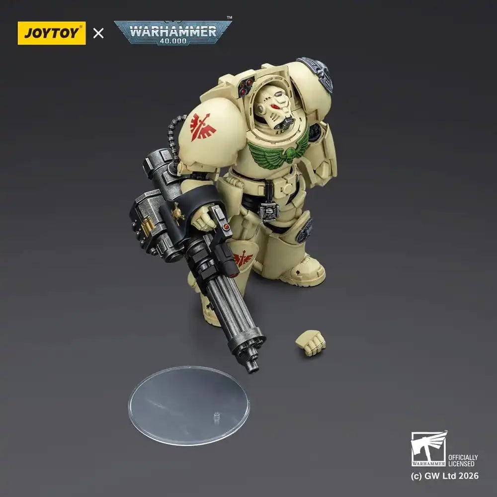Warhammer 40,000 Actionfigur Dark Angels Deathwing Terminator 3 with Power Fist and Assault Cannon 14 cm