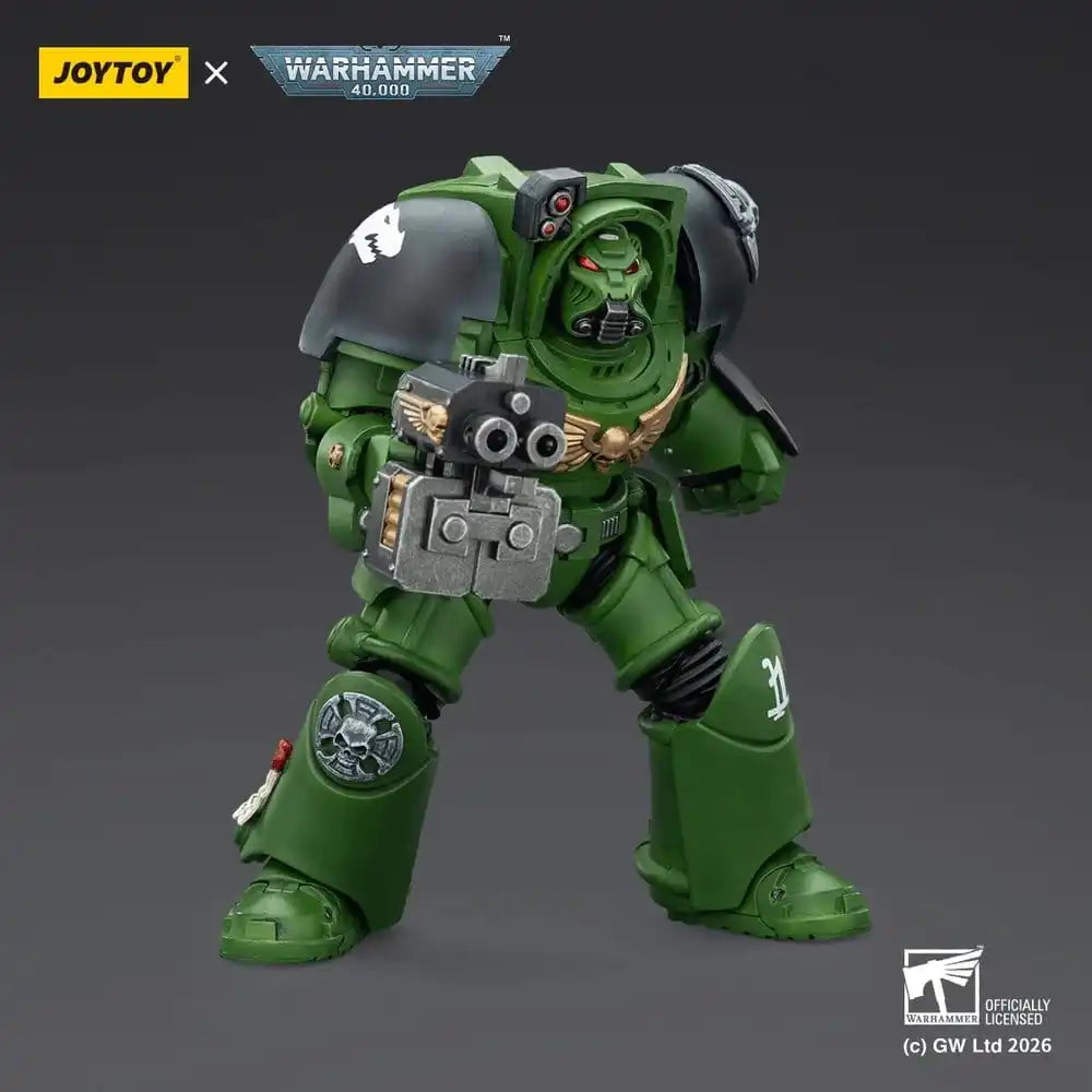 Warhammer 40,000 Actionfigur Salamanders Terminator 2 with Power Fist and Storm Bolter 14 cm