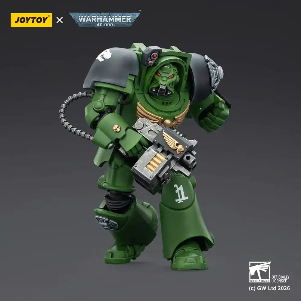 Warhammer 40,000 Actionfigur Salamanders Terminator 2 with Power Fist and Storm Bolter 14 cm