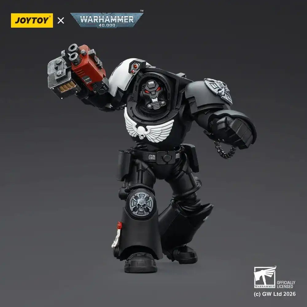 Warhammer 40,000 Actionfigur Raven Guard Terminator 2 with Power Fist and Storm Bolter 14 cm