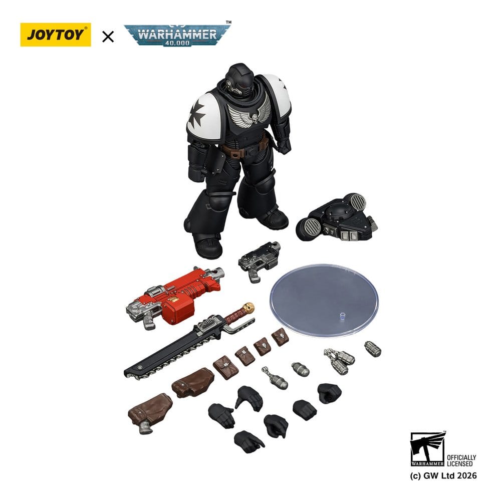 Warhammer 40,000 Actionfigur Black Templars Intercessor 12 cm