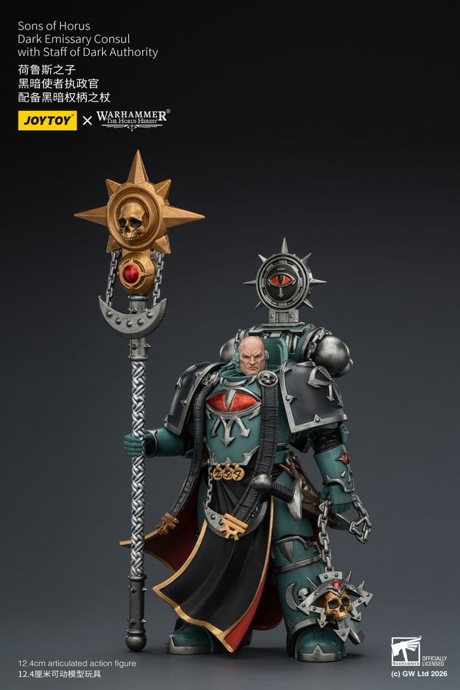 Warhammer The Horus Heresy Actionfigur Sons of Horus Dark Emissary Consul 12 cm