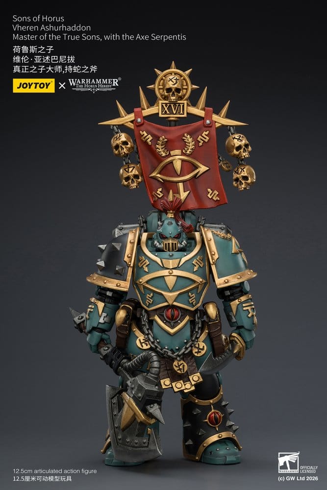 Warhammer The Horus Heresy Actionfigur Sons of Horus Vheren Ashurhaddon Master of the True Sons 13 cm