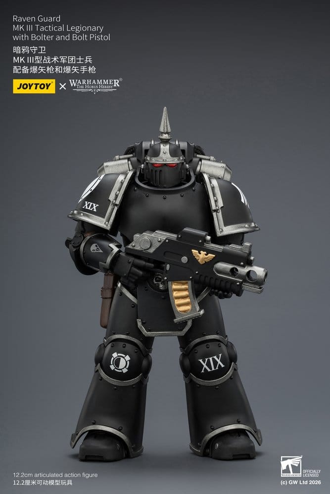 Warhammer 40,000 Actionfigur Raven Guard MK III Tactical Legionary 12 cm