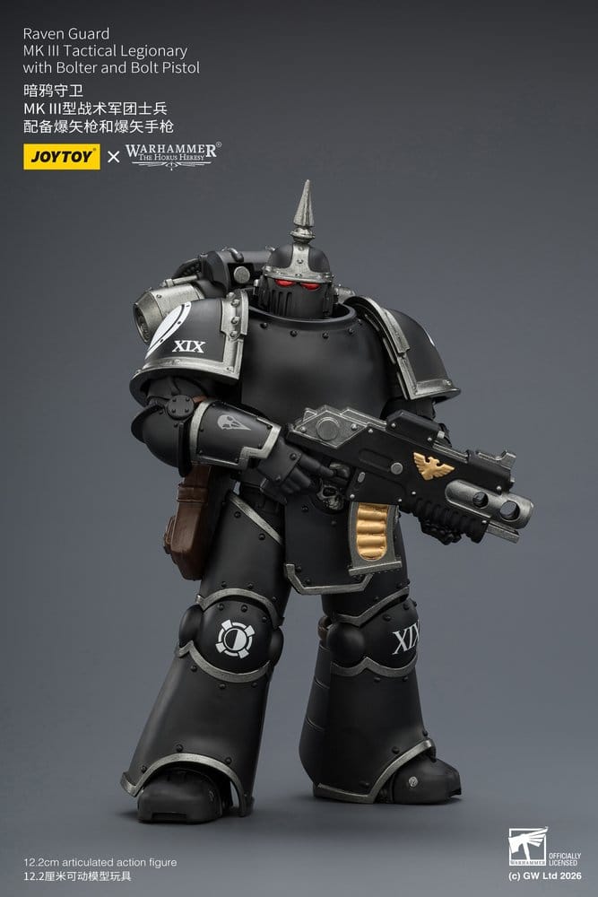 Warhammer 40,000 Actionfigur Raven Guard MK III Tactical Legionary 12 cm