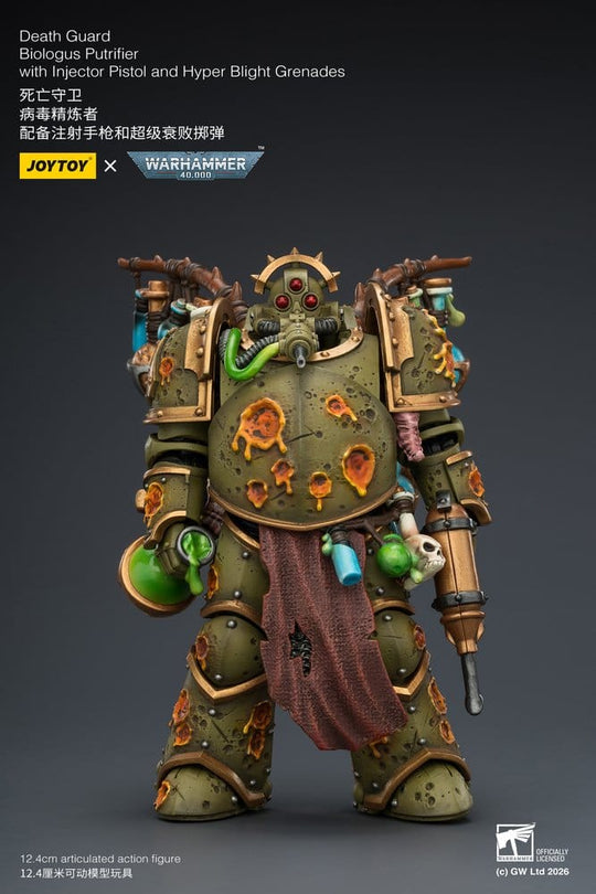 Warhammer 40,000 Actionfigur Death Guard Biologus Putrifier 12 cm