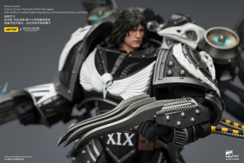 Warhammer 40,000 Actionfigur Raven Guard Corvus Corax, Primarch of the XIX Legion 18 cm