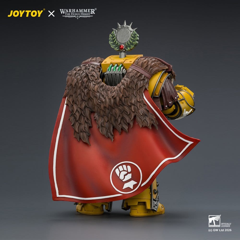 Warhammer Actionfigur Imperial Fists Lord Castellan Evander Garrius, The Tyrant of Cthonia 14 cm