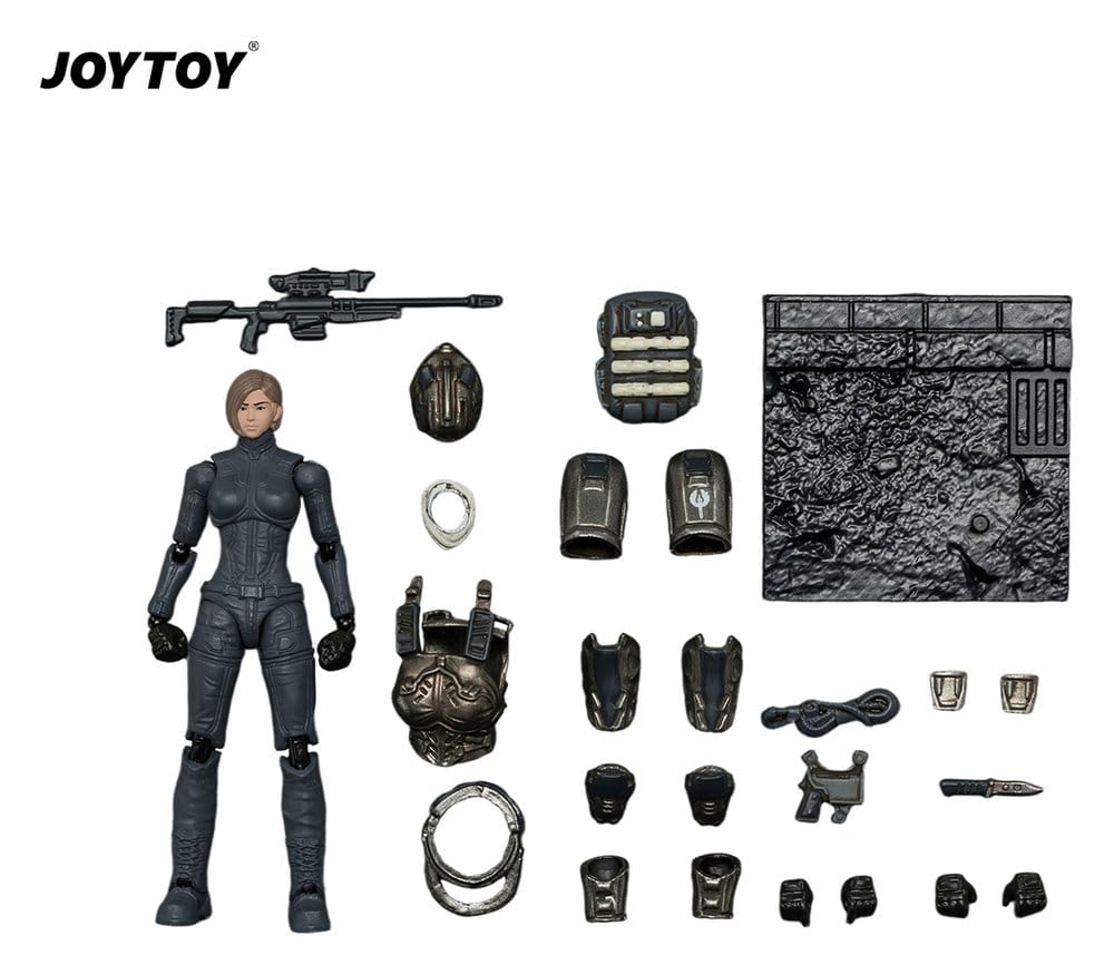 Dark Source Steel Ride Corps Actionfigur Scout Mist 8 cm