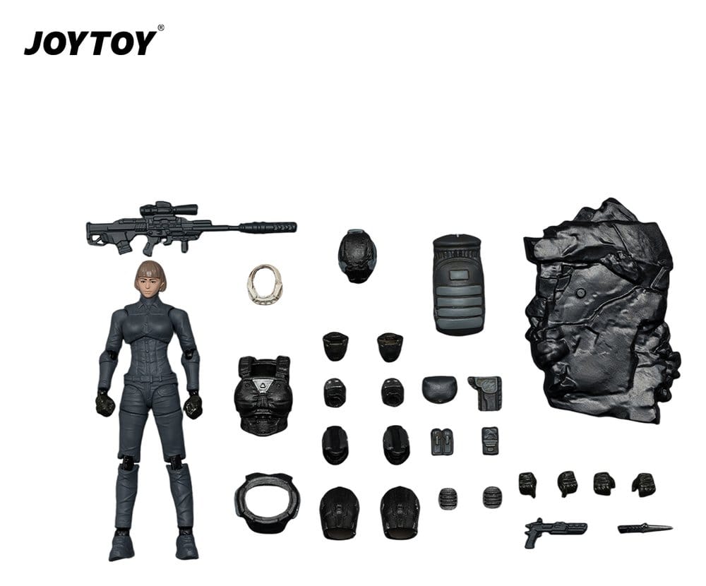 Dark Source Steel Ride Corps Actionfigur Sniper Cinder 8 cm