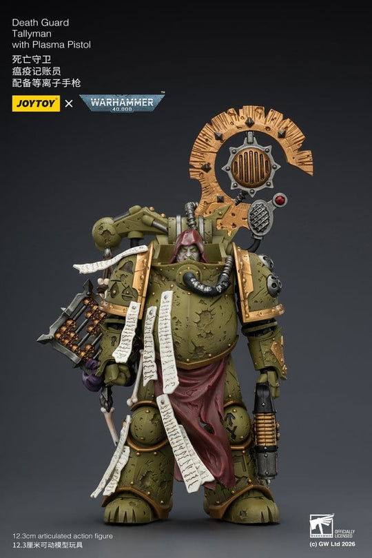 Warhammer 40,000 Actionfigur Death Guard Tallyman 12 cm