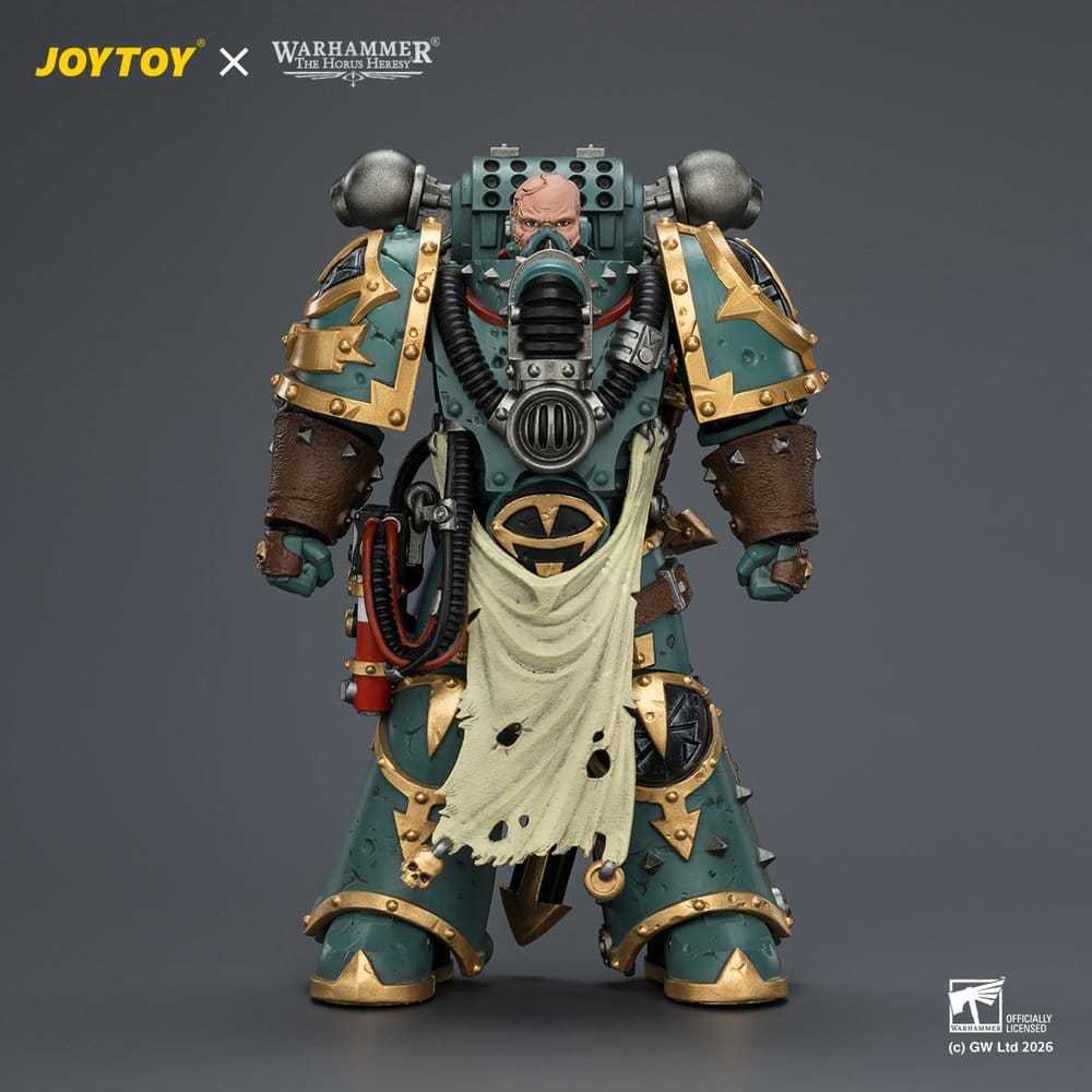 Warhammer Actionfigur Sons of Horus Maloghurst the Twisted, the Warmaster's Equerry 13 cm