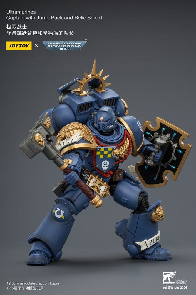 Warhammer Actionfigur Ultramarines Captain 13 cm