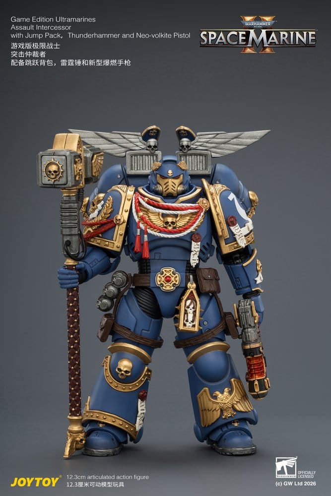 Warhammer Actionfigur Game Edition Ultramarines Assault Intercessor 12 cm