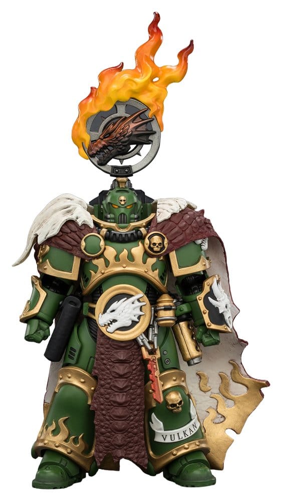 Warhammer Actionfigur Salamanders Vulkan He'stan, the Forgefather 13 cm