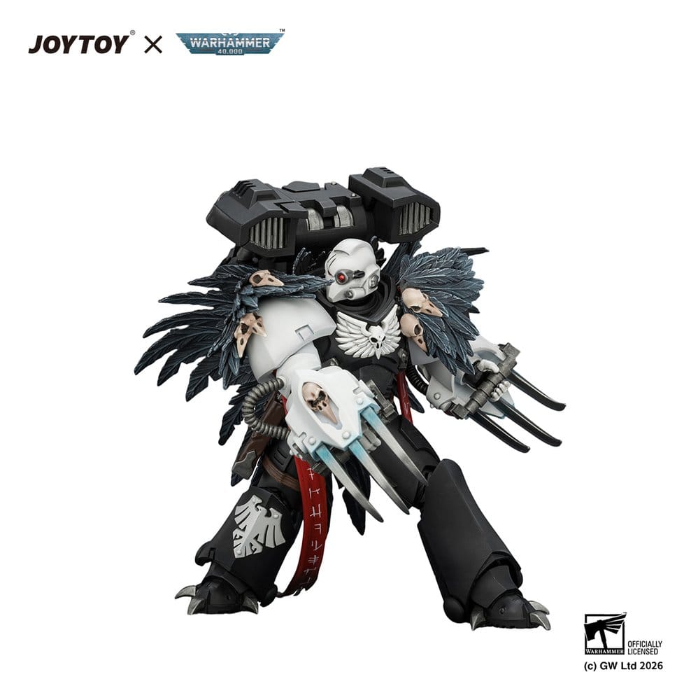 Warhammer Actionfigur Raven Guard Chapter Master Aethon Shaan 13 cm