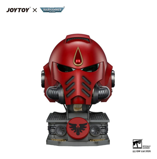 Warhammer Replik Blood Angels MkX Helm & Displayständer 44 cm