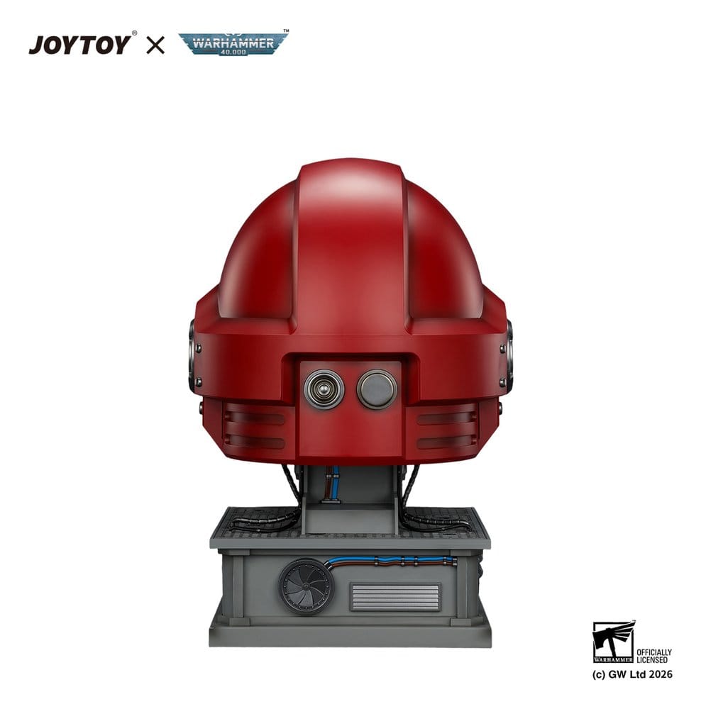 Warhammer Replik Blood Angels MkX Helm & Displayständer 44 cm