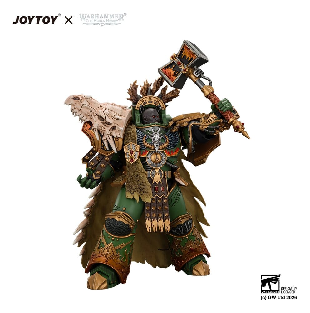 Warhammer Actionfigur Salamanders Vulkan, Primarch of the XVIIIth Legion 21 cm
