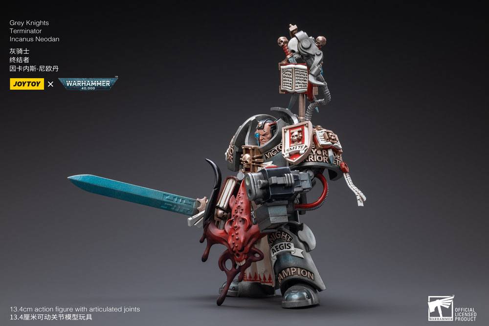 Warhammer 40k Actionfigur 1/18 Grey Knights Terminator Incanus Neodan 13 cm
