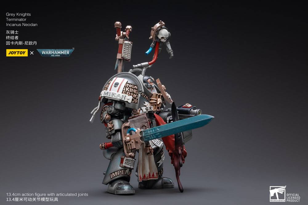 Warhammer 40k Actionfigur 1/18 Grey Knights Terminator Incanus Neodan 13 cm