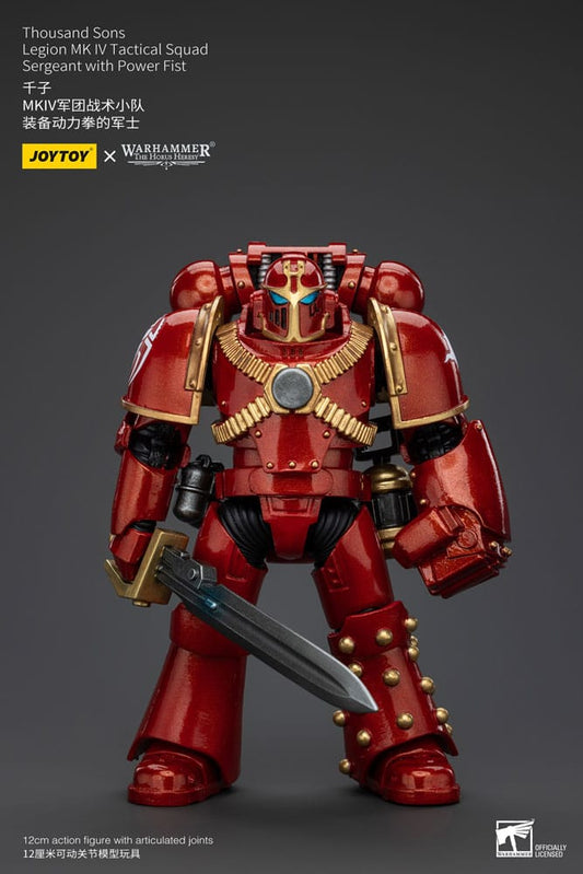 Warhammer The Horus Heresy Actionfigur 1/18 Thousand Sons Legion MK IV Tactical Squad Sergeant with Power Fist 12 cm