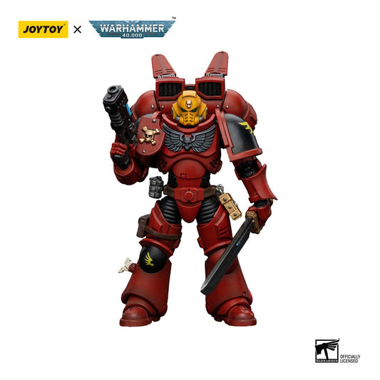 Warhammer The Horus Heresy Actionfigur 1/18 Blood Angels Jump Pack Intercessors Sergeant With Plasma Pistol 12 cm