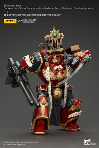 Warhammer The Horus Heresy Actionfigur 1/18 Thousand Sons Contemptor-Osiron Dreadnought with Gravis Force Blade And Gravis Autocannon 30 cm