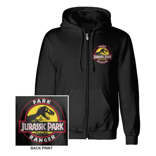 Jurassic Park Kapuzenpullover mit Reißverschluß Park Ranger  Größe XL
