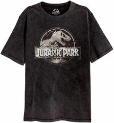 Jurassic Park T-Shirt Scratched Logo Größe XL