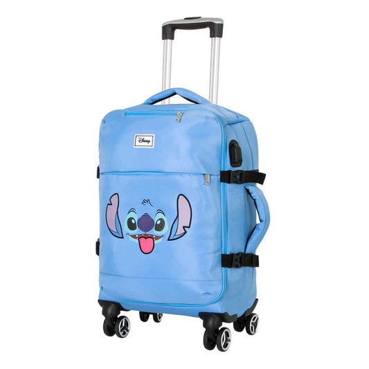 Lilo & Stitch Koffer Stitch Face Blue 55 cm